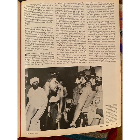 March 1981 Ebony MagazIne  with Featured Cover, “Sugar Ray Leonard’s - Picture 7 of 15